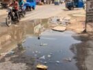 Sewer water flowing in Rajatalab